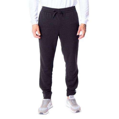 Calça Masculina Adidas Essentials 3 Listras Preto/Branco