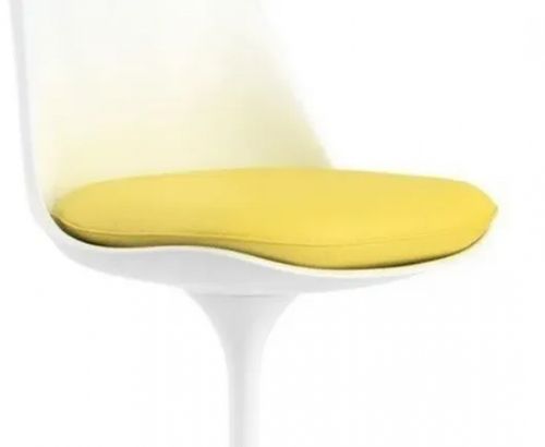 Almofada Colorida para cadeira Saarinen sem Braço Amarelo