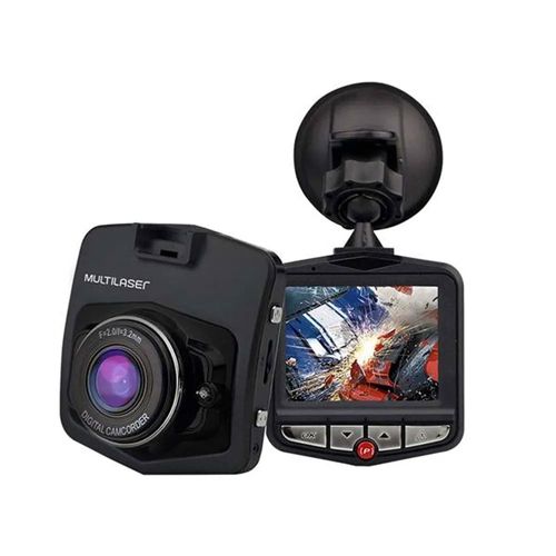 Câmera Veicular VR 1080p Hd Preta Multilaser - AU021