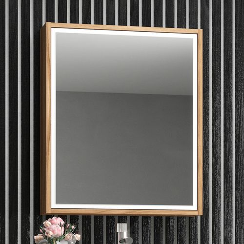Armário para Banheiro Espelho Gael 54.9x67.6cm Móveis Bosi