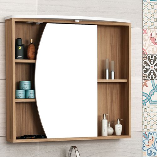 Armário para Banheiro Duna com Espelho e LED Móveis Bosi