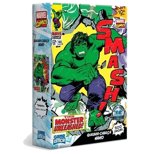 Quebra-Cabeça 500 Peças Nano Hulk Toyster