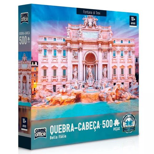 Quebra-Cabeça 500 Peças Bella Itália - Fontana de Trevi - Toyster Toyster