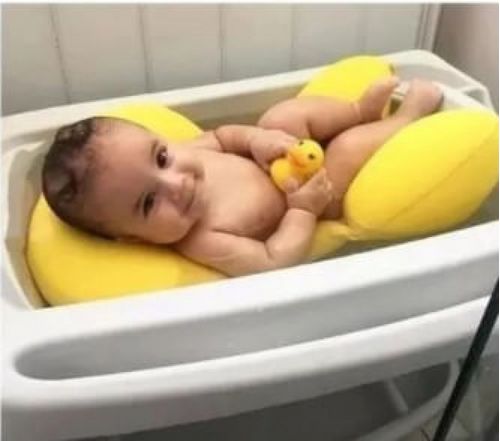 Almofada Baby Para Banho - Amarelo -BUB09800 Buba