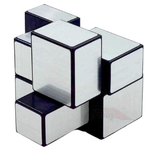 Cubo Mágico Mirror Blocks 2x2 Prata Demolidor Cubos