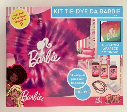 Kit Tie Dye da Barbie com Camisa Tamanho P Barao Atacadista