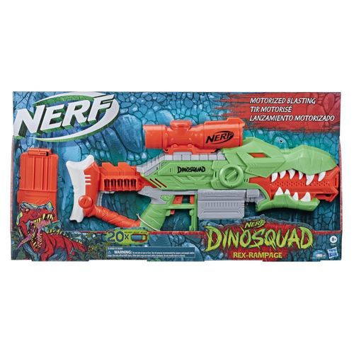 Nerf Elite Dardos Dino Squad Rex-Rampage Hasbro Import