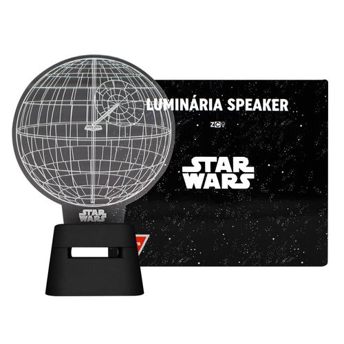 Luminária Speaker Estrela da Morte - Star Wars