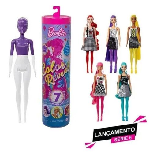 Barbie Fashionista Color Reveal Monocromática Gwc56 - Mattel