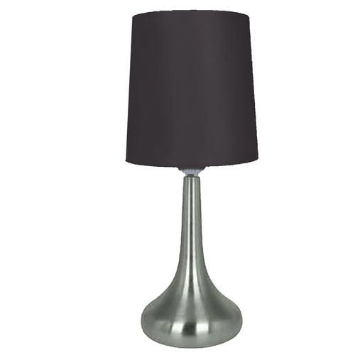 Abajur luminária de mesa em metal 35,5x11,5cm bivolt Preto