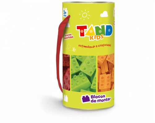Blocos De Montar Tand Kids - Tubo 30 Pecas TOYSTER
