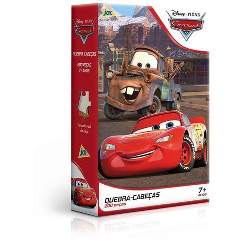 Quebra-Cabeca 200 Pecas Carros - Disney Pixar TOYSTER