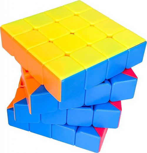 Cubo Magico 4x4 Colorido sem adesivos Demolidor Cubos