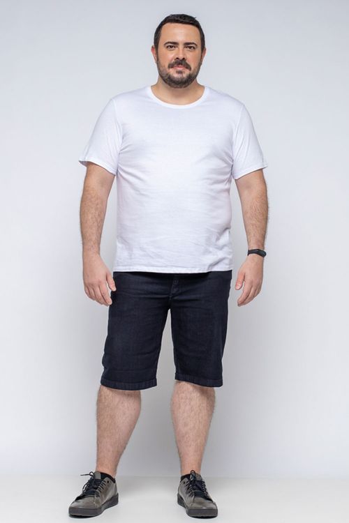 Bermuda Básica Almaria Plus Size Shyros Masculino Jeans