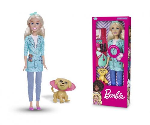 Barbie Veterinária 12 frases - Barbie Large Doll - Mattel