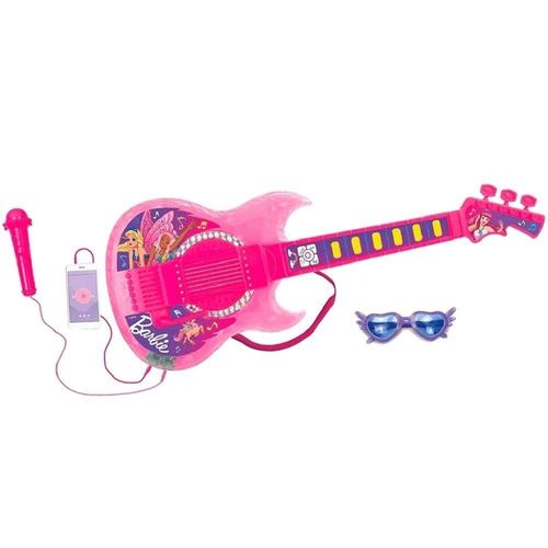 Guitarra Barbie Dreamtopia Com Funçao Mp3 Fun F00575