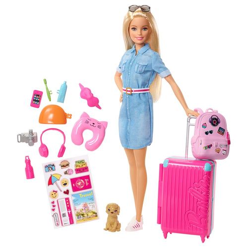 Barbie Viajante Explorar e Descobrir com Acessórios  Mattel