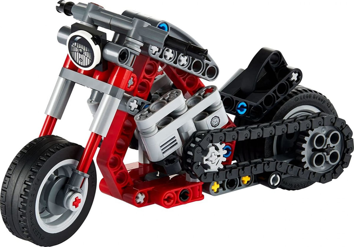 Lego Technic 2 Em 1 Motocicleta Tunada 163 Peças - 42132
